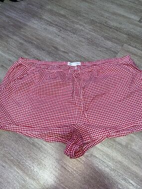 Aeropostale Red Gingham Women’s Bermuda Shorts